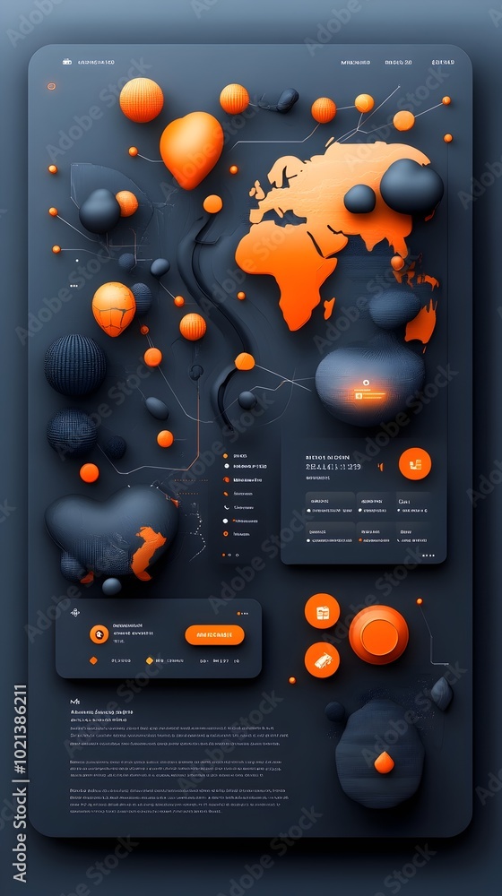 Poster cutting edge afrofuturistic logistics optimization and reporting system with integrated real time tr