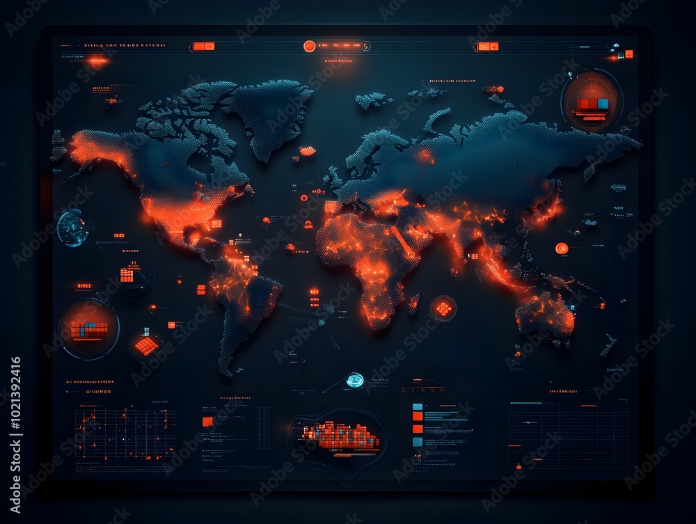 Poster cutting edge ai powered logistics monitoring system providing real time visibility and analytics int