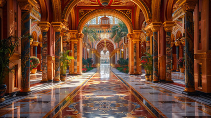 Obraz premium A Palace of Exquisite Design and Lavish Luxury