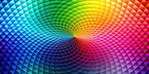 A mesmerizing swirl of colors and geometric shapes, creating a captivating and visually stimulating abstract pattern.