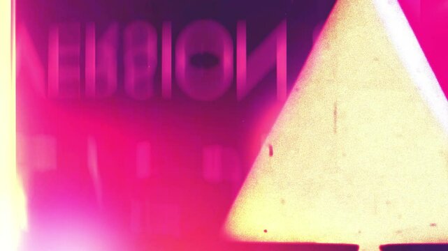 Colorful Film Burn Overlay