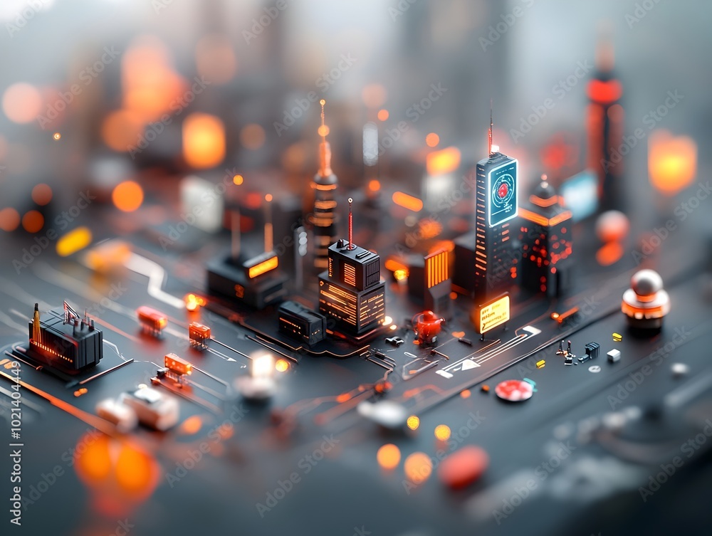 Poster hyper connected global supply chain with sophisticated ai powered tracking and optimization swarms o