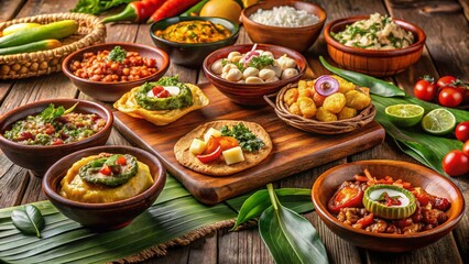 Fototapeta premium Exploring Tripas: A Culinary Delicacy from Latin American Cuisine and Its Unique Preparation Techniques