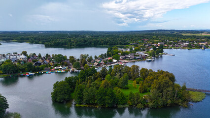Fototapeta premium Sigulda village and river Latvia trip