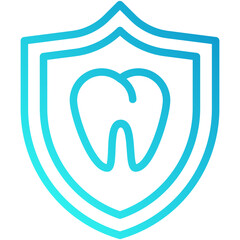 dental health vector icon for business uses 