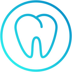 dental health vector icon for business uses 