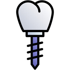 vector design icon of a dentist 