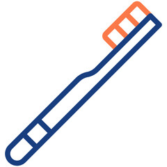 vector design icon of a dentist brush