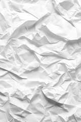 Obraz premium Folded Note. Crumpled White Paper Letter for Office Memo and Message