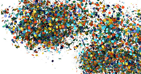 Abstract Colorful Confetti