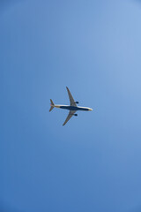 Airplane in the sky
