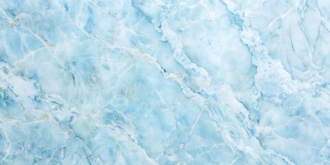 Obraz premium A Detailed Texture of Light Blue Marble with Intricate Veins and Subtle Variations in Color