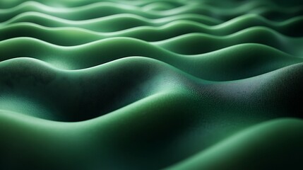 Obraz premium Energy bars arranged in a repeating wave pattern, solid dark green background, bars aligned in a flowing sequence, soft shadows and subtle lighting, minimalist composition, hd quality, vibrant colors,