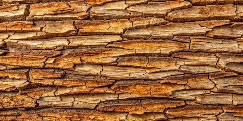 Obraz premium A Detailed Close-up of Weathered Bark, Revealing the Intricate Patterns and Textures of Nature's Design