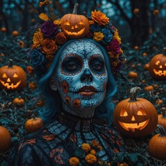 A haunted house filled with chilling surprises