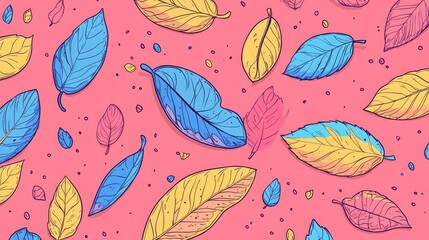 Bokeh Background with Leaves