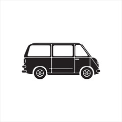 Car  icon silhouette Vector illustration art