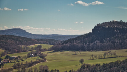 Elbsandsteingebirge - Sächsische Schweiz - Deutschland - Sachsen - Gebirge - Berg - Berge - Fels -...