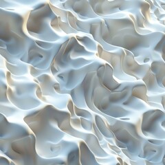 Fototapeta premium Abstract White Flowing Texture