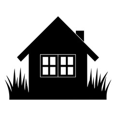 house silhouette vector