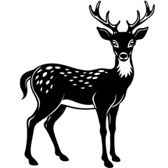 deer silhouette vector