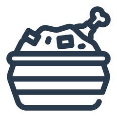 Festive Chicken Biryani with Bone