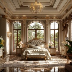 Luxury Elegant Bedroom Interior Design