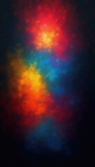 Fototapeta premium Vibrant abstract colorful background with luminous spots, perfect for creative projects, digital art, or as an artistic backdrop.