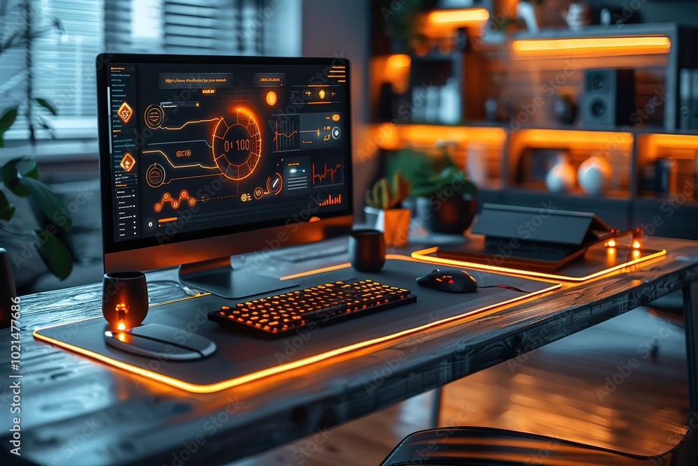 Poster computer monitor technology office screen professional information program software
