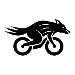 black panther on a white background