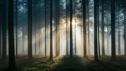 Nature’s Serene Veil: Exploring Fog-Covered Landscapes"