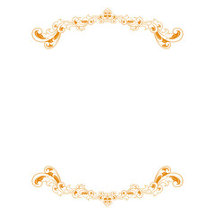 luxury wedding ornament vector design.