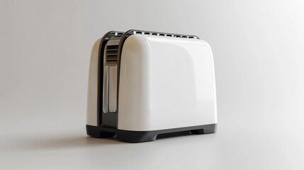 Minimalist Toaster on a White Background for Stock Photography. Generative AI
