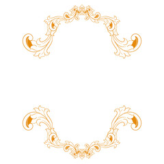 luxury wedding ornament vector design.