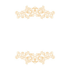 luxury wedding ornament vector design.