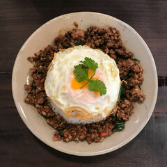 Thai Cuisine. Rice with egg