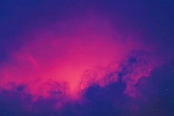 Fototapeta premium Abstract Cosmic Cloudscape with Vivid Pink and Purple Hues