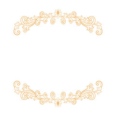 luxury wedding ornament vector design.