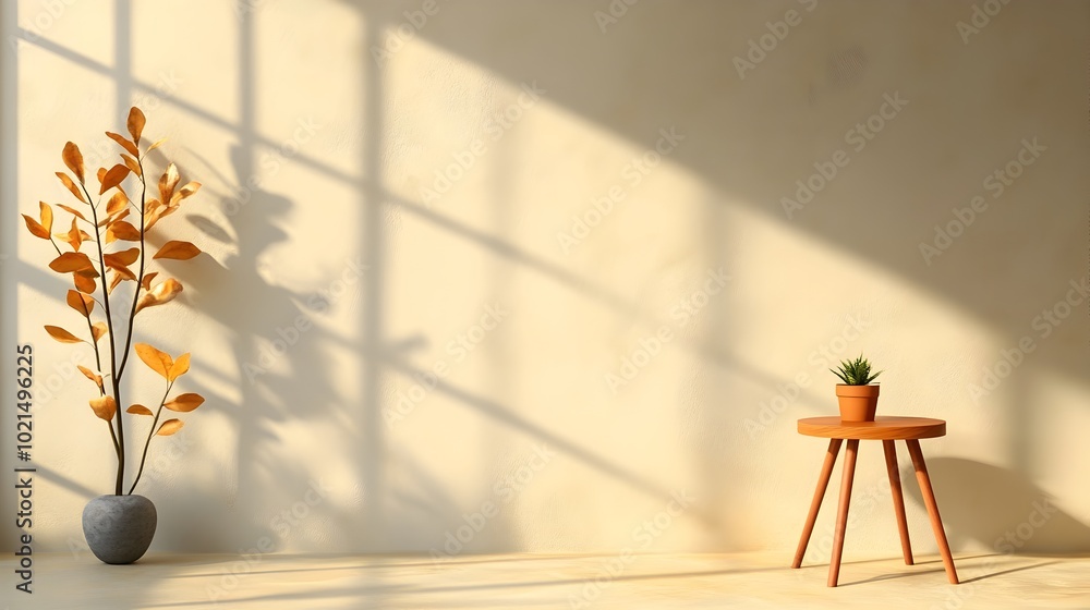 Poster elegant and minimalist 3d studio room setting with a gray backdrop empty floor and walls and a produ