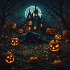 A pumpkin patch bustling with activities tonight