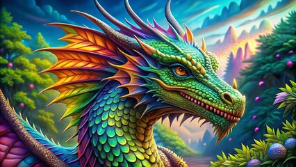 Realistic Dragon Coloring Pages for All Ages - Explore Creative and Imaginative Art with Detailed Designs and Intricate © Man888