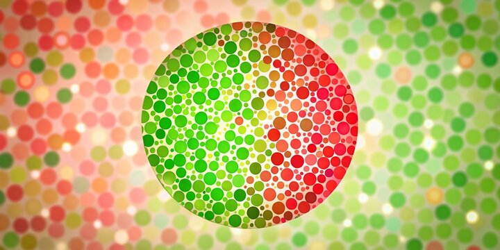 Red Green Color Blindness Test Chart for Vision Assessment and Awareness - Ideal for Eye Care Professionals and