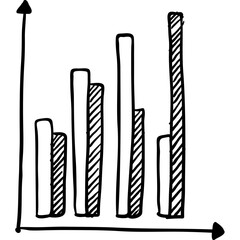 Business infographics icons with different diagram vector illustration. Abstract data visualization, marketing charts and graphs. Business statistics, planning and analytics, forecasting growth rates