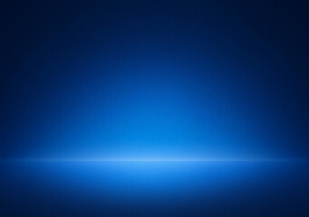 Obraz premium Blue gradient background grainy glowing blue light on dark backdrop noise texture effect banner header design
