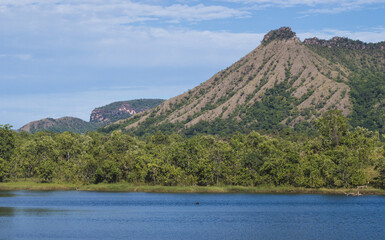 lake in the mountains
