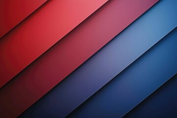 Obraz premium Abstract Diagonal Pattern with Red and Blue Tones