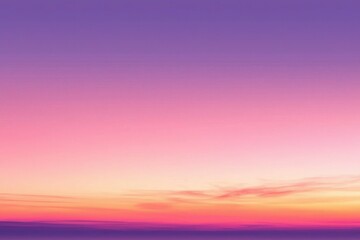 Fototapeta premium Pastel Sunset with a Soft Gradient of Pink, Orange, and Yellow