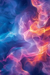 Obraz premium Abstract Colorful Nebula Space Illustration