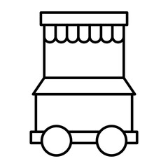 Street Vector Line Icon Design