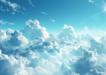 Fototapeta premium Above the Clouds